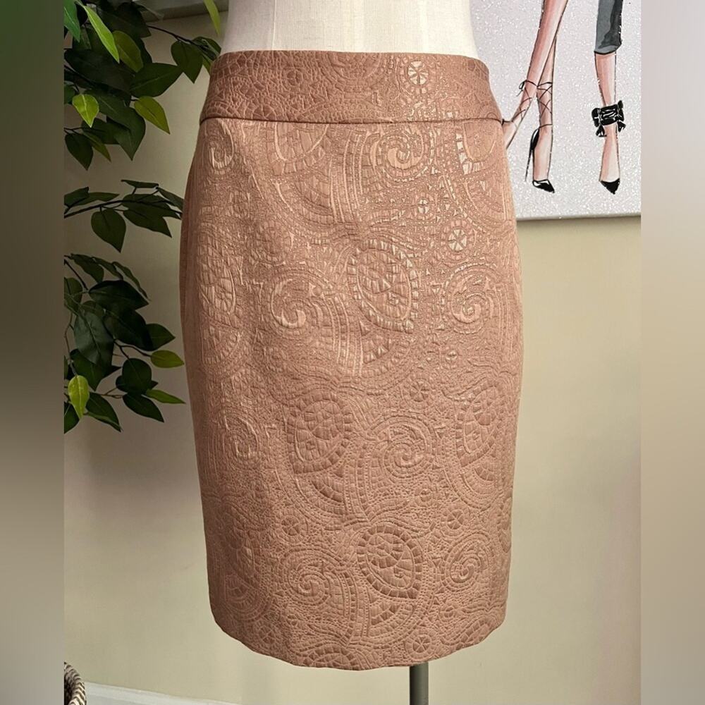 Banana Republic Womens Vintage Baroque Paisley Career Office Pencil Skirt Sz 4